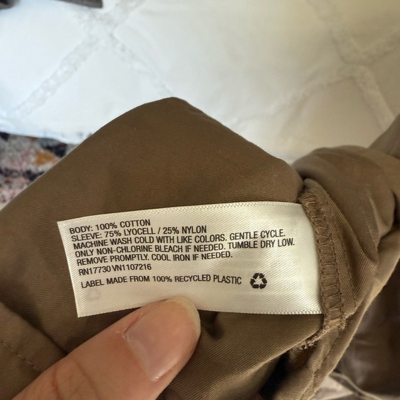 Prologue Tan Ruffled Tiered Sundress with Puff Sleeves - Picture 4 of 4